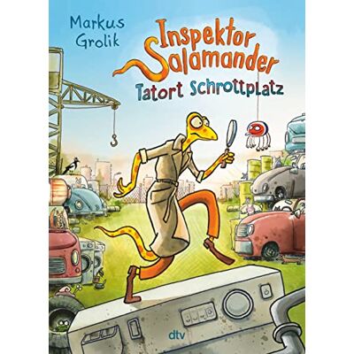 Markus Grolik Inspektor Salamander – Tatort Schrottplatz: Cooler Comic Zum Vorlesen Ab 7 - Publicité Markus Grolik Inspektor Salamander – Tatort Schrottplatz: Cooler Comic Zum Vorlesen Ab 7 - Publicité
