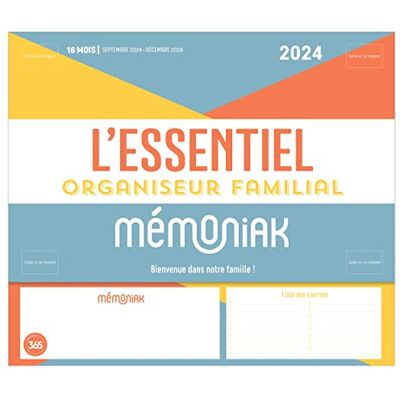 Editions 365 Mini-Organiseur Familial L'Essentiel 2024 - Publicité Editions 365 Mini-Organiseur Familial L'Essentiel 2024 - Publicité
