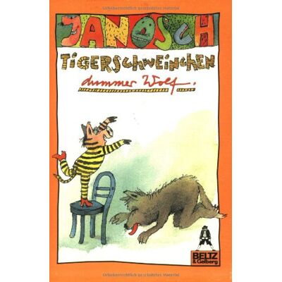Janosch Tigerschweinchen Dummer Wolf (Gulliver) - Publicité Janosch Tigerschweinchen Dummer Wolf (Gulliver) - Publicité