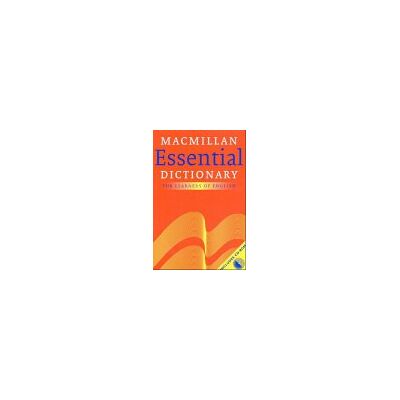 Macmillan Essential Dictionary For Learners Of English + Cd-Rom Be - Publicité Macmillan Essential Dictionary For Learners Of English + Cd-Rom Be - Publicité