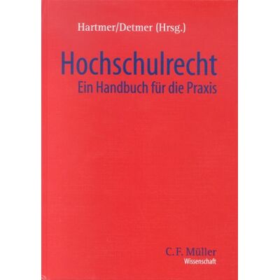 Michael Hartmer Hochschulrecht: Ein Handbuch Für Die Praxis - Publicité Michael Hartmer Hochschulrecht: Ein Handbuch Für Die Praxis - Publicité