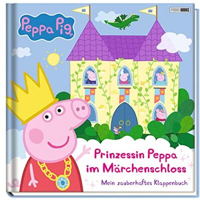 Panini Peppa Pig: Prinzessin Peppa Im Märchenschloss - Mein Zauberhaftes Klappenbuch: Pappbilderbuch Mit Klappen - Publicité Panini Peppa Pig: Prinzessin Peppa Im Märchenschloss - Mein Zauberhaftes Klappenbuch: Pappbilderbuch Mit Klappen - Publicité