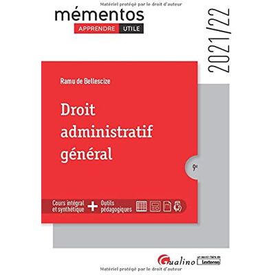 Bellescize, Ramu de Droit Administratif Général : 2021-2022 - Publicité Bellescize, Ramu de Droit Administratif Général : 2021-2022 - Publicité