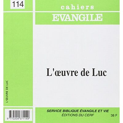 Collectif L'Oeuvre De Luc Nø114 (Rev C. Evangile) - Publicité Collectif L'Oeuvre De Luc Nø114 (Rev C. Evangile) - Publicité