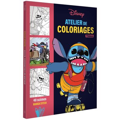 Disney Teens : Atelier De Coloriages : Manga Stitch - Publicité Disney Teens : Atelier De Coloriages : Manga Stitch - Publicité