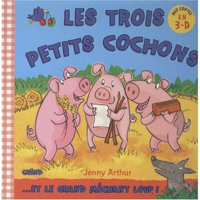 Gründ Les Trois Petits Cochons - Publicité Gründ Les Trois Petits Cochons - Publicité