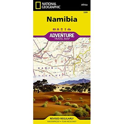 Touristische Karte Namibia 1:1 200 000: Waterproof, Tear-Resistant Travel Map (National Geographic Adventure Map, Band 3209) - Publicité Touristische Karte Namibia 1:1 200 000: Waterproof, Tear-Resistant Travel Map (National Geographic Adventure Map, Band 3209) - Publicité