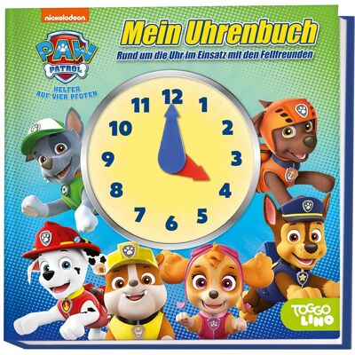 Panini Paw Patrol: Mein Uhrenbuch - Rund Um Die Uhr Im Einsatz Mit Den Fellfreunden: Pappbilderbuch Mit Uhr Zum Lernen - Publicité Panini Paw Patrol: Mein Uhrenbuch - Rund Um Die Uhr Im Einsatz Mit Den Fellfreunden: Pappbilderbuch Mit Uhr Zum Lernen - Publicité