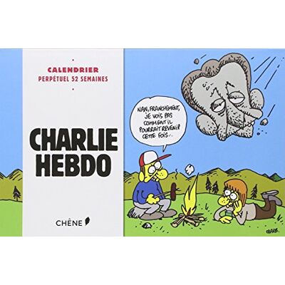 Charlie Hebdo : Calendrier Perpétuel 52 Semaines - Publicité Charlie Hebdo : Calendrier Perpétuel 52 Semaines - Publicité