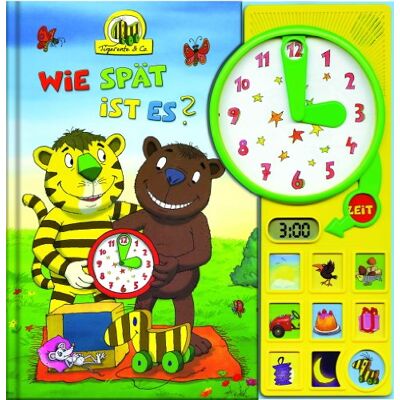 Janosch, Uhrenbuch - Wie Spät Ist Es? - Publicité Janosch, Uhrenbuch - Wie Spät Ist Es? - Publicité