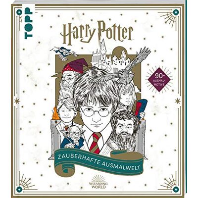 frechverlag Harry Potter - Zauberhafte Ausmalwelt: Das Offizielle Ausmalbuch. Cover Mit Gold-Highlights Und Metallische Effekten Im Innenteil - Publicité frechverlag Harry Potter - Zauberhafte Ausmalwelt: Das Offizielle Ausmalbuch. Cover Mit Gold-Highlights Und Metallische Effekten Im Innenteil - Publicité