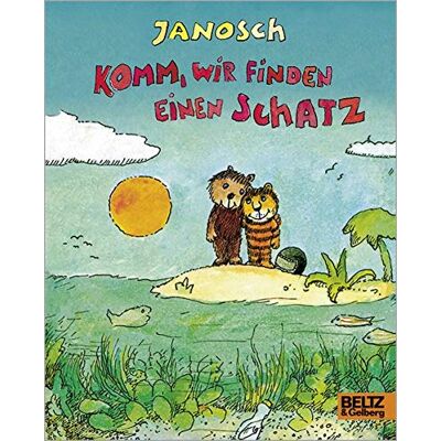 Janosch Komm, Wir Finden Einen Schatz: Vierfarbiges Pappbilderbuch - Publicité Janosch Komm, Wir Finden Einen Schatz: Vierfarbiges Pappbilderbuch - Publicité