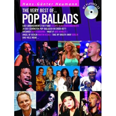 Hans-Günter Heumann The Very Best Of Pop Ballads. Leichte Klavierarrangements. 20 Der Schönsten Pop-Balladen In Einem Heft - Publicité Hans-Günter Heumann The Very Best Of Pop Ballads. Leichte Klavierarrangements. 20 Der Schönsten Pop-Balladen In Einem Heft - Publicité