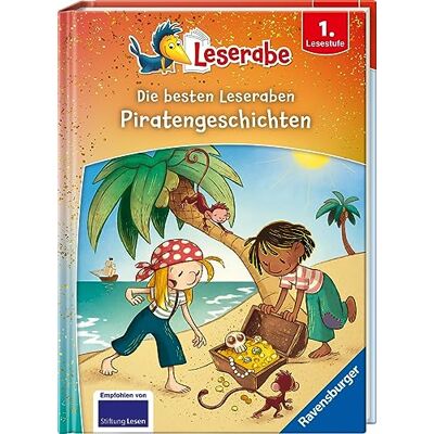 Anja Kiel Die Besten Piratengeschichten Für Erstleser - Leserabe Ab 1. Klasse - Erstlesebuch Für Kinder Ab 6 Jahren (Leserabe - Sonderausgaben) - Publicité Anja Kiel Die Besten Piratengeschichten Für Erstleser - Leserabe Ab 1. Klasse - Erstlesebuch Für Kinder Ab 6 Jahren (Leserabe - Sonderausgaben) - Publicité
