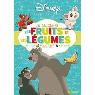 Disney Je Découvre Les Fruits Et Les Légumes : Des Jeux, Des Activités Créatives + Stickers - Publicité Disney Je Découvre Les Fruits Et Les Légumes : Des Jeux, Des Activités Créatives + Stickers - Publicité