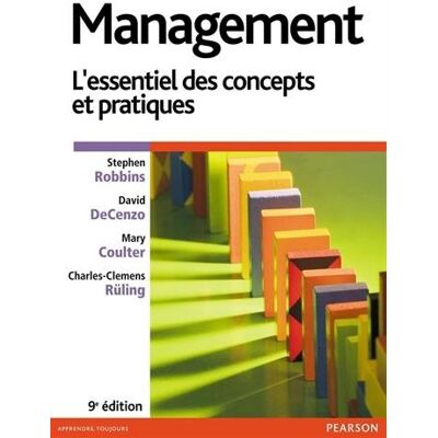 Stephen Robbins Management : L'Essentiel Des Concepts Et Des Pratiques - Publicité Stephen Robbins Management : L'Essentiel Des Concepts Et Des Pratiques - Publicité