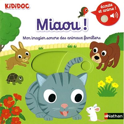 Miaou ! : Mon Imagier Sonore Des Animaux Familiers - Publicité Miaou ! : Mon Imagier Sonore Des Animaux Familiers - Publicité