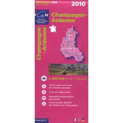 Collectif R04 Champagne/ardenne 2010 1/250.000 (Champagne-Ardenne: Ign.R04) - Publicité Collectif R04 Champagne/ardenne 2010 1/250.000 (Champagne-Ardenne: Ign.R04) - Publicité