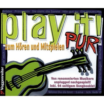 Play It! Pur, 2 Audio-Cds M. Songbooklet - Publicité Play It! Pur, 2 Audio-Cds M. Songbooklet - Publicité