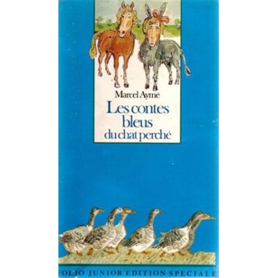 Marcel Aymé Les Contes Bleus Du Chat Perche - Publicité Marcel Aymé Les Contes Bleus Du Chat Perche - Publicité