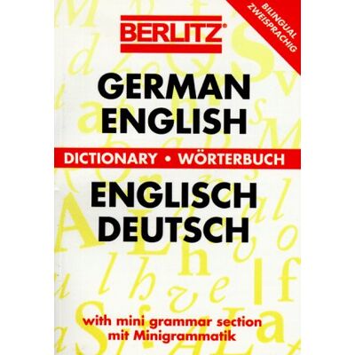 Berlitz Guides Berlitz- Wörterbuch Deutsch - Englisch / Englisch - Deutsch (Berlitz Bilingual Dictionaries) - Publicité Berlitz Guides Berlitz- Wörterbuch Deutsch - Englisch / Englisch - Deutsch (Berlitz Bilingual Dictionaries) - Publicité