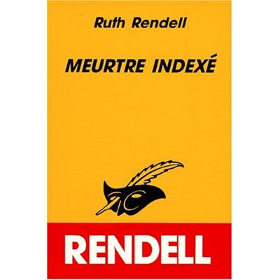 Ruth Rendell Meurtre Indexé - Publicité Ruth Rendell Meurtre Indexé - Publicité