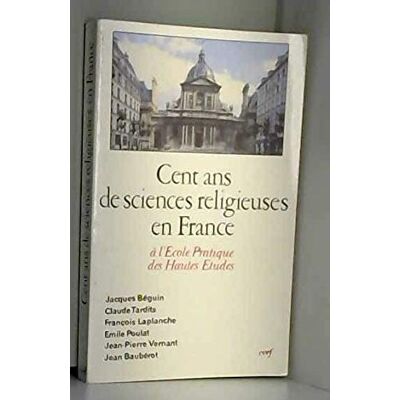 Collectif Cent Ans De Sciences Religieuses En France : À L'Ecole Pratique Des Hautes Études - Publicité Collectif Cent Ans De Sciences Religieuses En France : À L'Ecole Pratique Des Hautes Études - Publicité