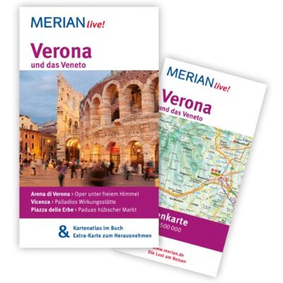 Jenny John Verona Und Das Veneto: Merian Live! - Mit Kartenatlas Im Buch Und Extra-Karte Zum Herausnehmen - Publicité Jenny John Verona Und Das Veneto: Merian Live! - Mit Kartenatlas Im Buch Und Extra-Karte Zum Herausnehmen - Publicité