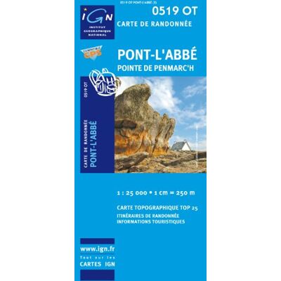 Pont-L`Abbé 1 : 25 000: Ign.0519ot - Publicité Pont-L`Abbé 1 : 25 000: Ign.0519ot - Publicité