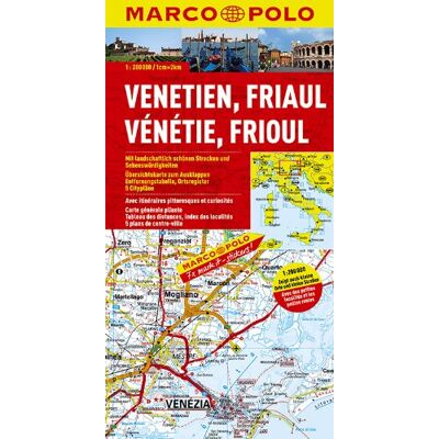 Marco Polo Karte Venetien, Friaul 1:200.000 (Marco Polo Maps) - Publicité Marco Polo Karte Venetien, Friaul 1:200.000 (Marco Polo Maps) - Publicité