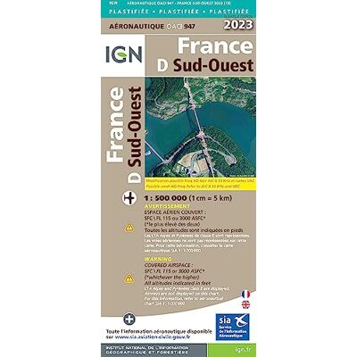 Collectif 947 - France Sud Ouest 2023 Plastifiée - Publicité Collectif 947 - France Sud Ouest 2023 Plastifiée - Publicité