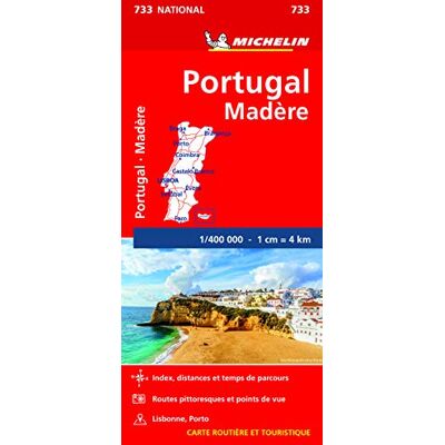 Carte Michelin Portugal, Madère - Publicité Carte Michelin Portugal, Madère - Publicité