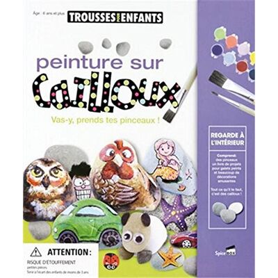 Collectif Peinture Sur Cailloux: Vas-Y, Prends Tes Pinceaux!: Vas-Y, Prends Tes Pinceaux ! Avec Matériel (Trousses Pour Enfants) - Publicité Collectif Peinture Sur Cailloux: Vas-Y, Prends Tes Pinceaux!: Vas-Y, Prends Tes Pinceaux ! Avec Matériel (Trousses Pour Enfants) - Publicité