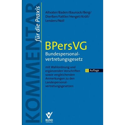 Eberhard Baden Bpersvg - Bundespersonalvertretungsgesetz - Publicité Eberhard Baden Bpersvg - Bundespersonalvertretungsgesetz - Publicité