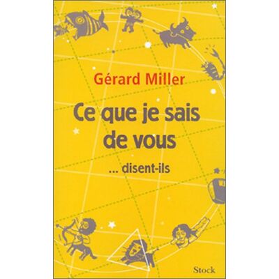 Miller G. Ce Que Je Sais De Vous... Disent-Ils - Publicité Miller G. Ce Que Je Sais De Vous... Disent-Ils - Publicité
