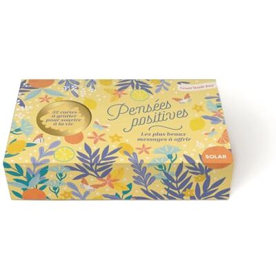 Pensées Positives : Les Plus Beaux Messages À Offrir : 52 Cartes À Gratter Pour Sourire À La Vie - Publicité Pensées Positives : Les Plus Beaux Messages À Offrir : 52 Cartes À Gratter Pour Sourire À La Vie - Publicité