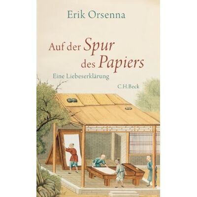 Erik Orsenna Auf Der Spur Des Papiers: Eine Liebeserklärung - Publicité Erik Orsenna Auf Der Spur Des Papiers: Eine Liebeserklärung - Publicité