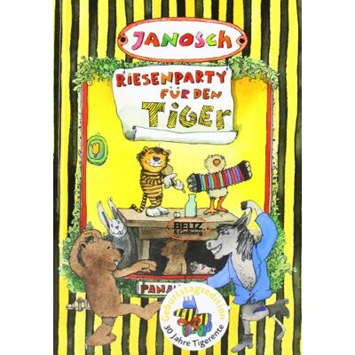Janosch Riesenparty Für Den Tiger: Die Geschichte, Wie Der Kleine Tiger Einmal Geburtstag Hatte. Publicité Janosch Riesenparty Für Den Tiger: Die Geschichte, Wie Der Kleine Tiger Einmal Geburtstag Hatte. Publicité