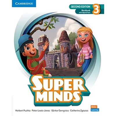 Herbert Puchta Super Minds Level 3 Workbook With Digital Pack British English - Publicité Herbert Puchta Super Minds Level 3 Workbook With Digital Pack British English - Publicité