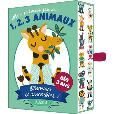Mon Premier Jeu De 1, 2, 3 Animaux : Observer Et Assembler ! : Dès 3 Ans - Publicité Mon Premier Jeu De 1, 2, 3 Animaux : Observer Et Assembler ! : Dès 3 Ans - Publicité