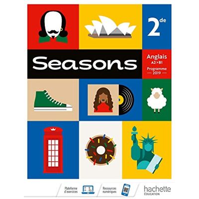 Collectif Seasons, Anglais 2de, A2-B1 : Programme 2019 - Publicité Collectif Seasons, Anglais 2de, A2-B1 : Programme 2019 - Publicité