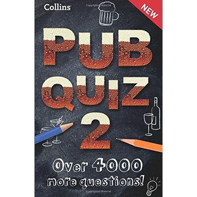 Collins Pub Quiz 2 (Quiz Books) - Publicité Collins Pub Quiz 2 (Quiz Books) - Publicité
