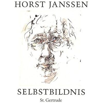 Horst Janssen Selbstbildnis - Publicité Horst Janssen Selbstbildnis - Publicité