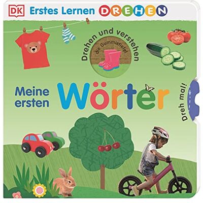 Erstes Lernen Drehen. Meine Ersten Wörter: Pappbilderbuch Mit Drehscheiben Und Gucklöchern Ab 2 Jahren - Publicité Erstes Lernen Drehen. Meine Ersten Wörter: Pappbilderbuch Mit Drehscheiben Und Gucklöchern Ab 2 Jahren - Publicité