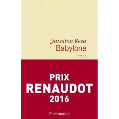 Yasmina Reza Babylone - Publicité Yasmina Reza Babylone - Publicité