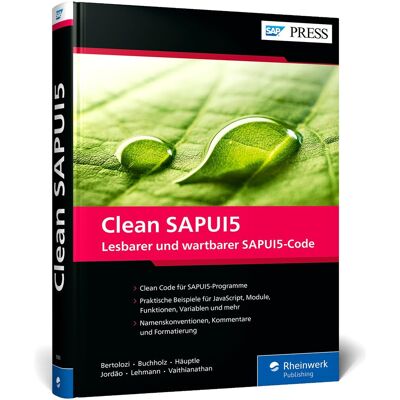Daniel Bertolozi Clean Sapui5: Der Clean-Code-Guide Für Sapui5 (Sap Press) - Publicité Daniel Bertolozi Clean Sapui5: Der Clean-Code-Guide Für Sapui5 (Sap Press) - Publicité