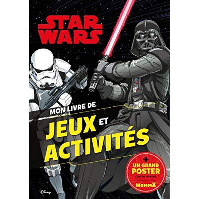 Disney Star Wars : Dark Vador Et Stormtrooper : Mon Livre De Jeux Et Activités + Un Grand Poster (Recto Verso) - Publicité Disney Star Wars : Dark Vador Et Stormtrooper : Mon Livre De Jeux Et Activités + Un Grand Poster (Recto Verso) - Publicité
