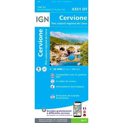 Collectif Cervione Parc Naturel Régional De Corse 1 : 25 000 - Publicité Collectif Cervione Parc Naturel Régional De Corse 1 : 25 000 - Publicité