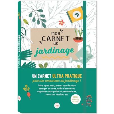Editions 365 Mon Carnet De Jardinage : Un Carnet Ultra Pratique Pour Les Amoureux Du Jardinage - Publicité Editions 365 Mon Carnet De Jardinage : Un Carnet Ultra Pratique Pour Les Amoureux Du Jardinage - Publicité