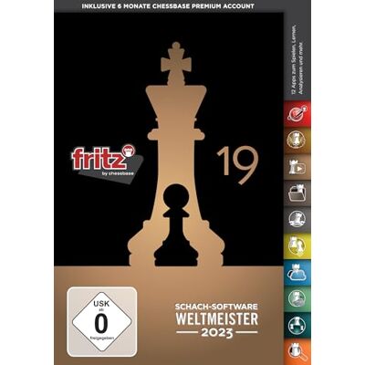 Fritz 19: Das Ganz Grosse Pc-Schachprogramm - Schachsoftware-Weltmeister 2023 - Publicité Fritz 19: Das Ganz Grosse Pc-Schachprogramm - Schachsoftware-Weltmeister 2023 - Publicité